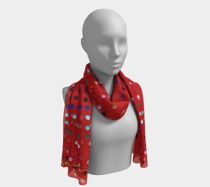 Year of the Dot - Long Silk Scarf