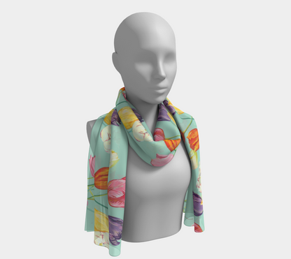 New Day - Long Silk Scarf