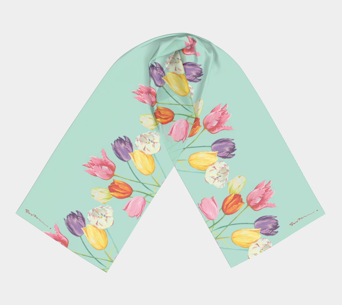 New Day - Long Silk Scarf