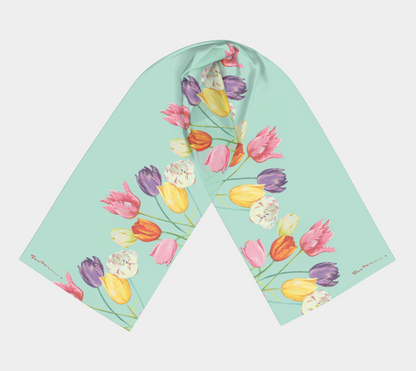New Day - Long Silk Scarf