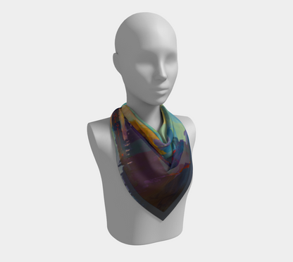 Clay St - Square Silk Scarf