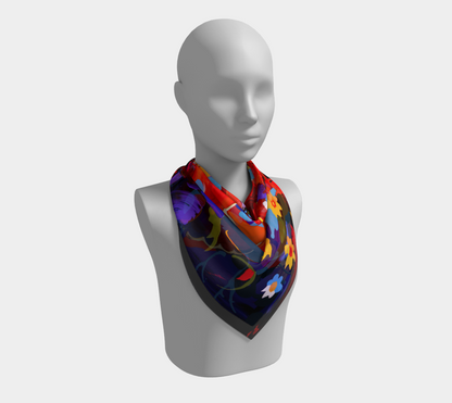 Talking Point - Square Silk Scarf